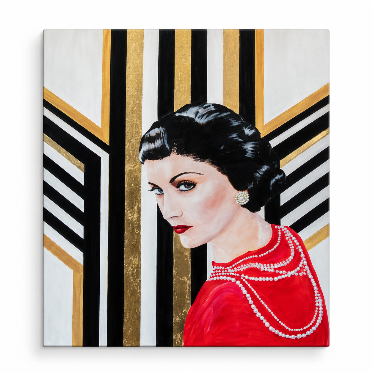 Coco Chanel festmény
