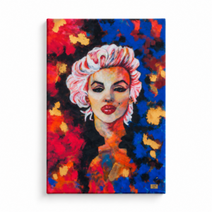 Színes Marilyn Monroe festmény